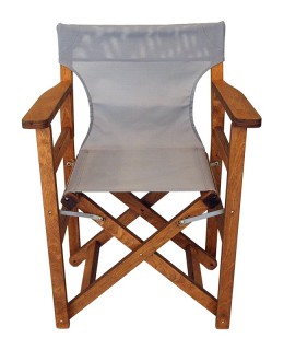 Καρέκλα σκηνοθέτη φουρνιστή οξιά με πανί